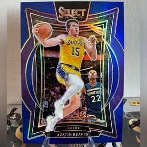 2024-25 Austin Reeves Prizm Hologram Panini Select Card Mint condition